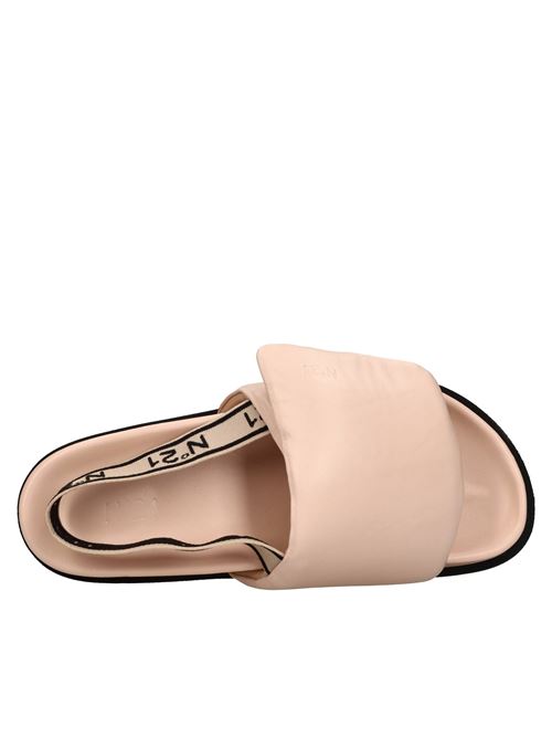 Sandali in pelle N°21 | SS05320532 C001ROSA
